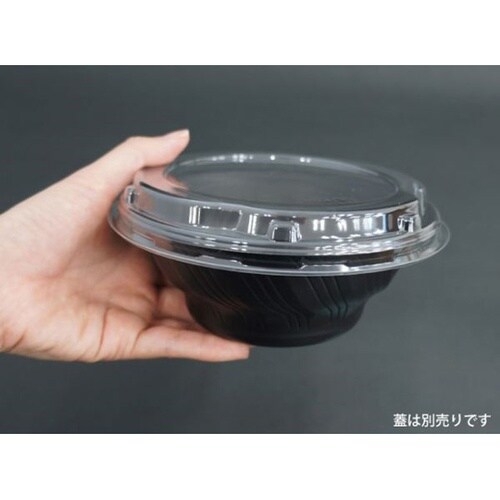 どんぶり容器 SD咲き丼 M15 BK