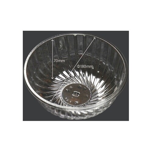 麺・スープ容器 クリアボウル 大 透明蓋