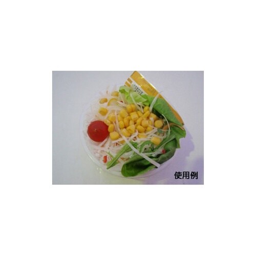 麺・スープ容器 クリアボウル 小 透明蓋