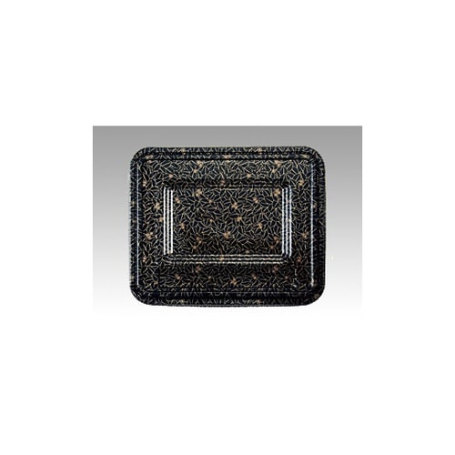 仕出弁当 HS仕切−28 黒−花小舞 共