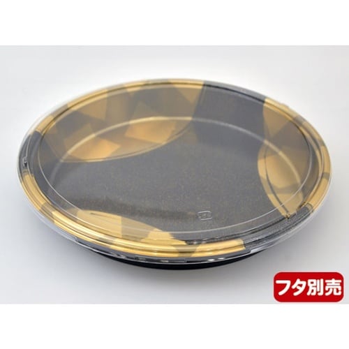 寿司容器 DX丸桶 40 金砂目−BK