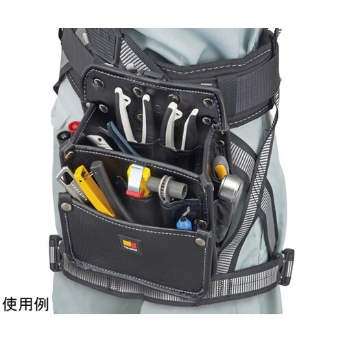 着脱式腰袋 電工2段大 SFKBN−DK