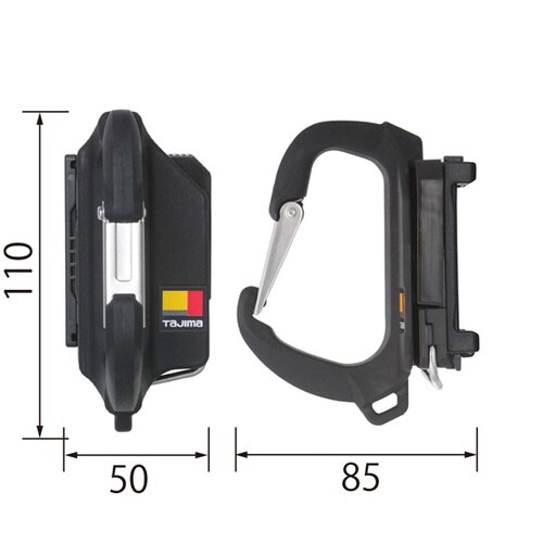 着脱式工具ホルダーグラス カラビナ SF