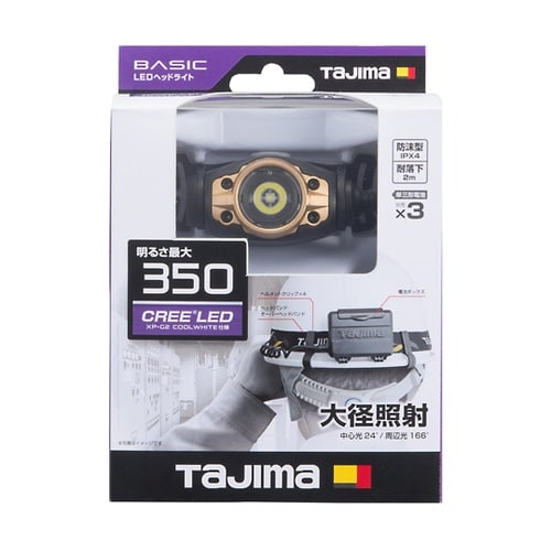 LEDヘッドライトF351D ゴールド