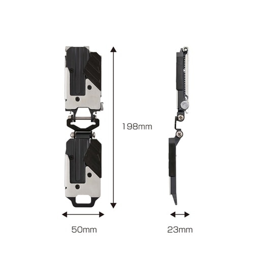 セフ後付ホルダー メタル上下2連 SF−