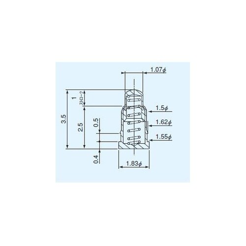スプリングプローブ表面実装用 VNSシリ