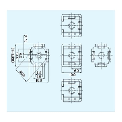 表面実装用サイコロ端子(300個入) B