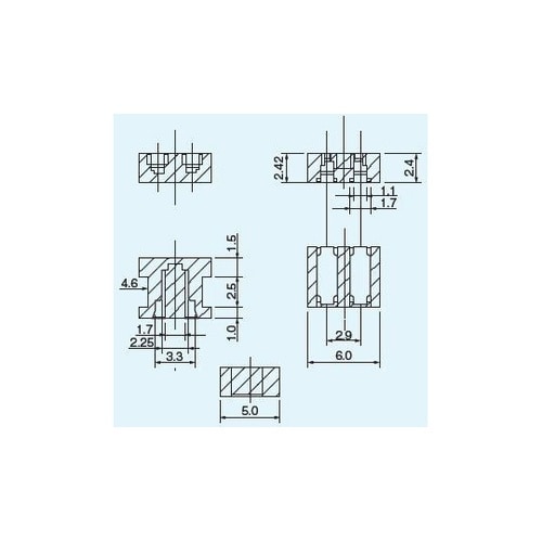 表面実装用LEDテストソケット(100本