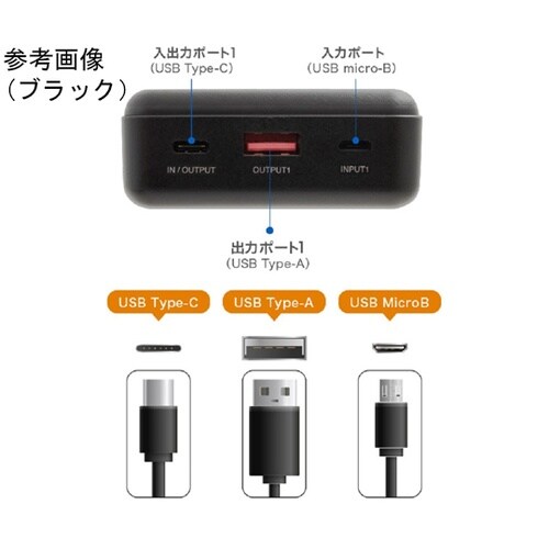 モバイル充電器 PD20対応 20000