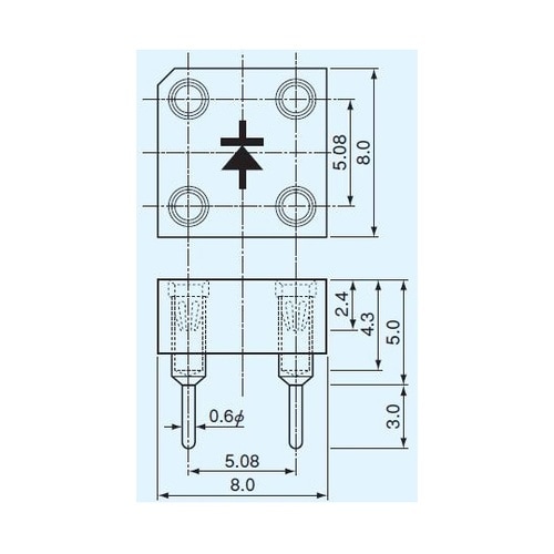 LED用ソケット 四角型(10個入) L