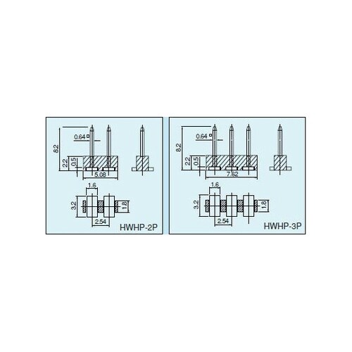 表面実装用ラッピング端子(100本入)