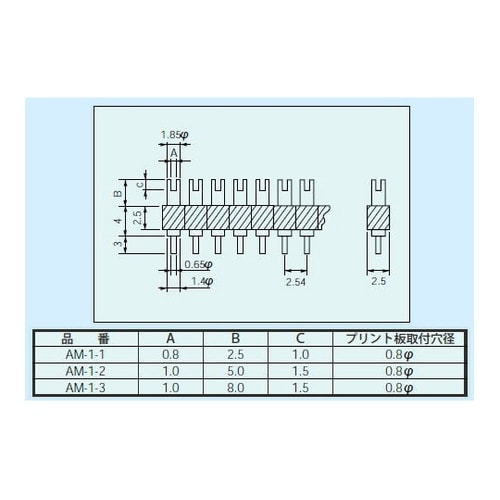 調整部品用 AMシリーズ(10本入) A