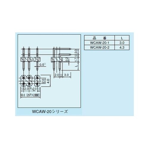 ラッピング用端子アングル連結タイプ 2m