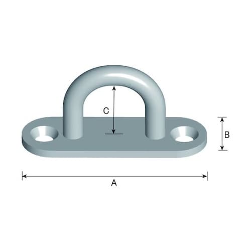 ステンレス スリムアイプレート(マットホ