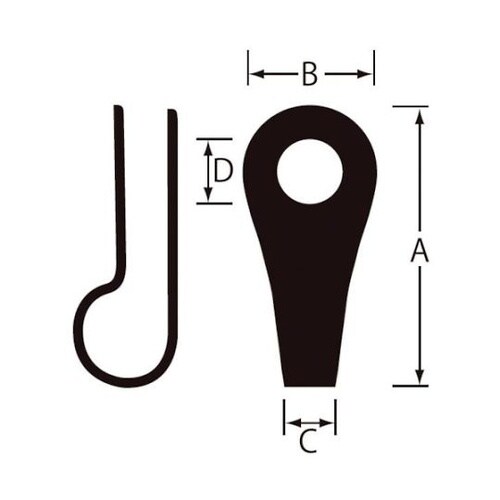 ステンレスビス止め端子 100個入 5m