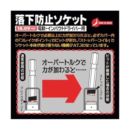 KOSEI 落下防止ソケット 21mm