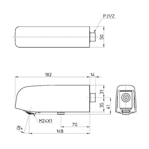 自動横水栓 EY102DC−13