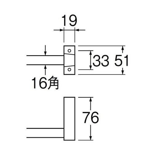 角タオル掛 W51−457