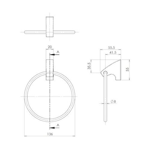 タオルリング 丸型 W57001