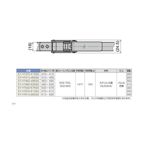 (120040730)ステンレス鋼製強力