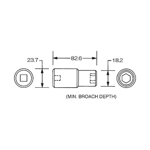 1/2”DRx 7/16” インパクトソ