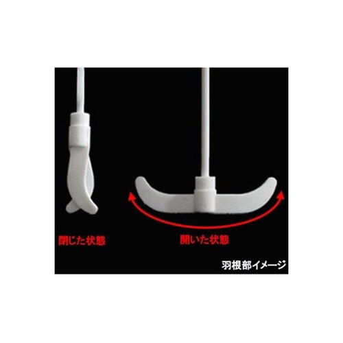 PTFE羽根付き撹拌棒 全長300mm