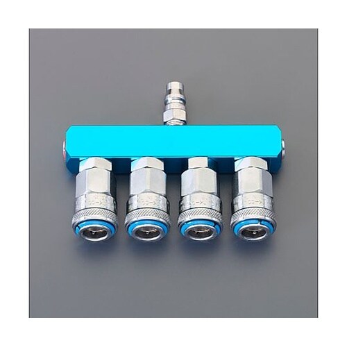 4連 エアーカップリング(ワンプッシュ型