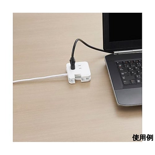 AC100V/0.6m 3口タップ(巻取