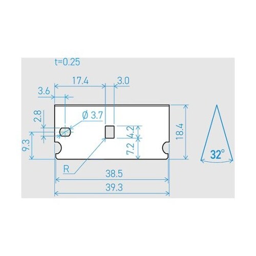 機械刃 E39−6C 32°(200枚セ