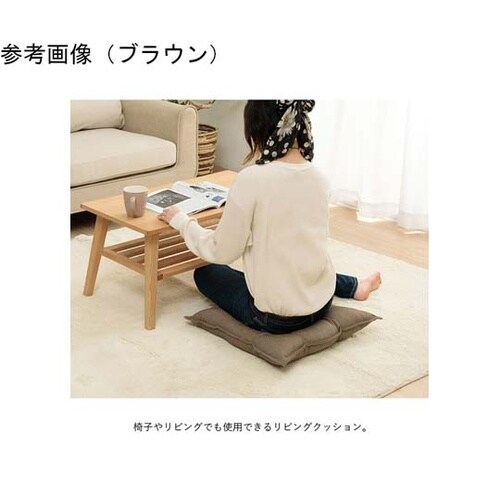 クッション ベージュ 約53×53cm