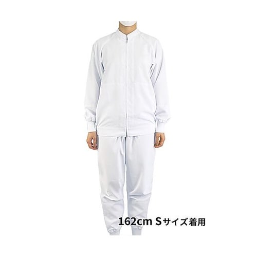 長袖ラグラン ジャンパー白 S CD63