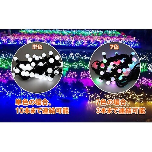 LEDストレートライト 50球 5m 球