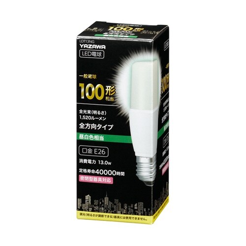 T形LED 100W形 E26 昼白色