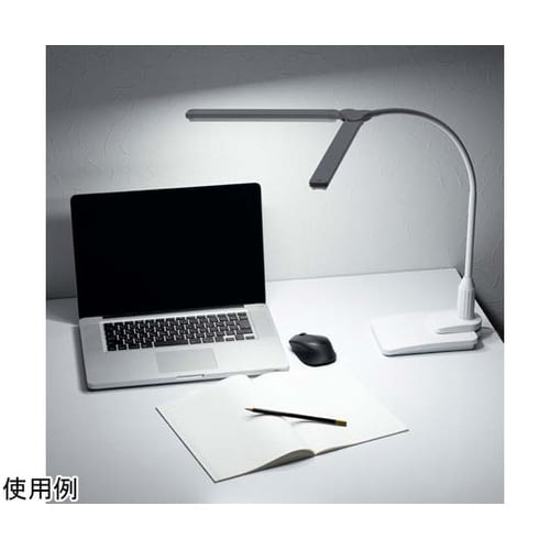 LED2灯クランプスタンドライト調光機能