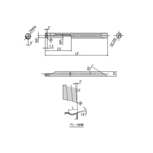 チップ 超硬 旋削用 EZBTR0400