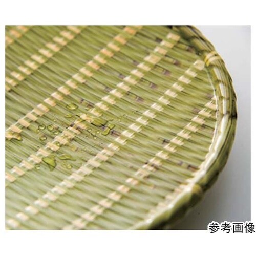 竹風メラミンプレート巻渕 白(正角)大