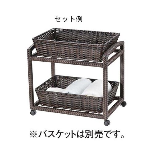 PPランドリー&バッグケースラック(二段