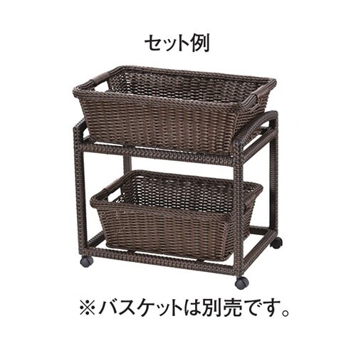 PPランドリー&バッグケースラック(二段