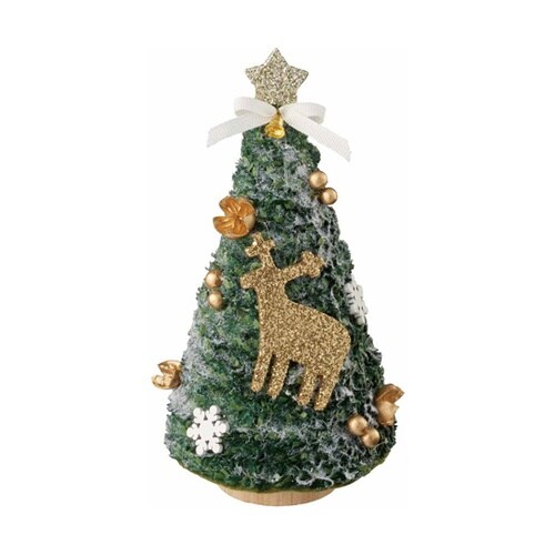ミニモールクリスマスツリー2個トナカイ