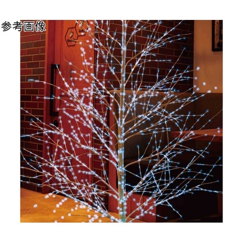 ホワイトブランチファイバークリスマスツリ