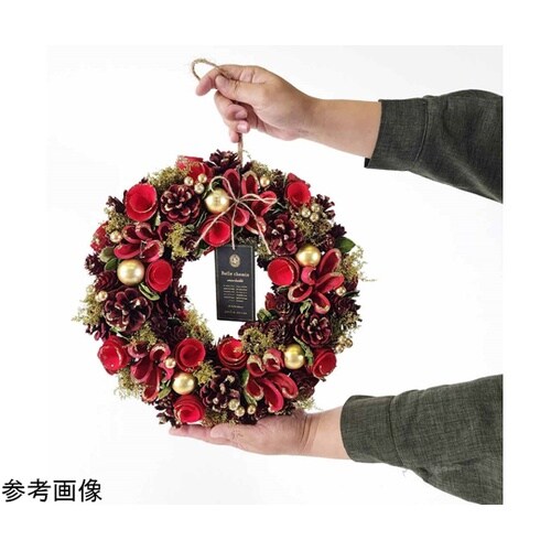 ナチュラルリース レッド【クリスマス飾り