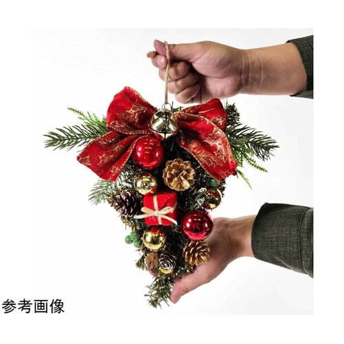 リボンスワッグ【クリスマス飾り】レッド