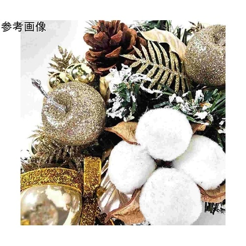 リボンスワッグ【クリスマス飾り】シャンパ