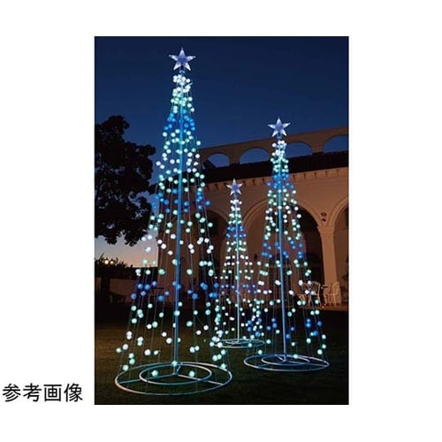 LEDタワーツリー 綿毛 アイスブルー
