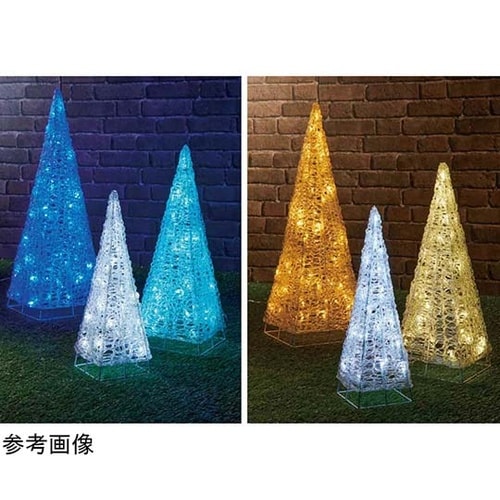 3連クリスタルツリー 屋外使用可 ブルー