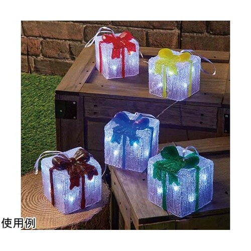 LEDクリスタルモチーフ プレゼントボッ