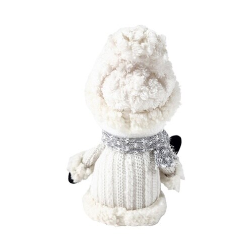 ファブリッククリスマス足ブラドール スノ