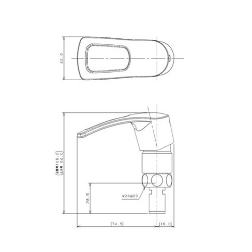 シングルレバー上部 793−202