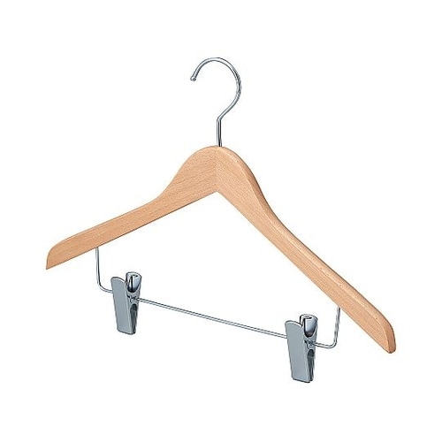 木製コーディネートハンガー 木地仕上げボ