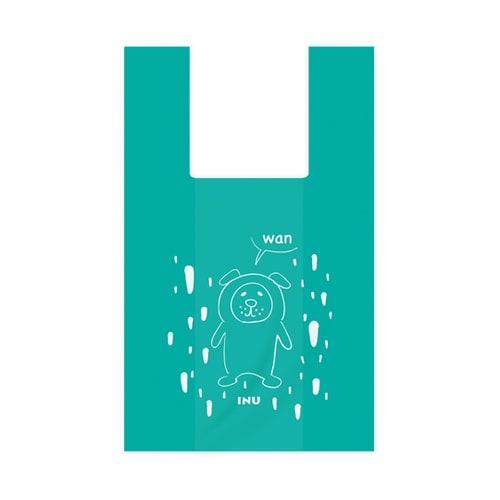 プラスプラスカラー手提げ袋 MS グリー